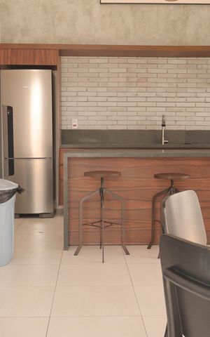 Studio à venda com 25m², 1 quarto e sem vagaSalão de Festas