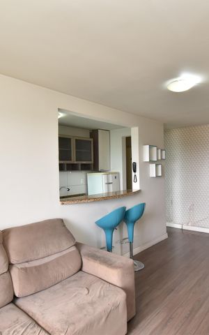 Apartamento para alugar com 58m², 2 quartos e 1 vagaSala