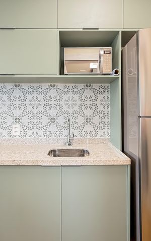 Studio para alugar com 29m², 1 quarto e sem vaga Studio para alugar com 29m², 1 quarto e sem vagaCozinha