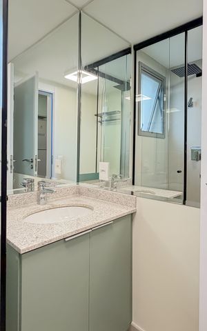 Studio para alugar com 29m², 1 quarto e sem vaga Studio para alugar com 29m², 1 quarto e sem vagaBanheiro