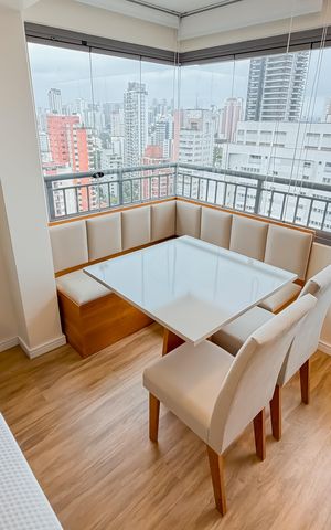 Studio para alugar com 29m², 1 quarto e sem vaga Studio para alugar com 29m², 1 quarto e sem vagaVaranda