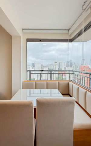 Studio para alugar com 29m², 1 quarto e sem vaga Studio para alugar com 29m², 1 quarto e sem vagaVaranda