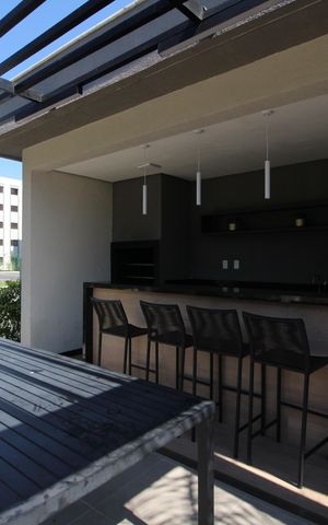 Apartamento à venda com 56m², 2 quartos e 1 vagaChurrasqueira