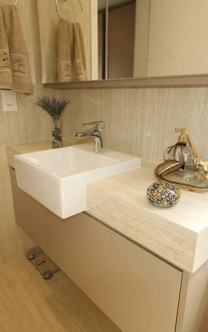 Apartamento à venda com 113m², 3 quartos e 2 vagasBanheiro da Suíte