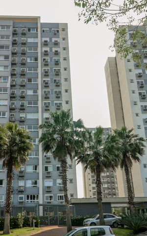 Apartamento à venda com 57m², 2 quartos e 2 vagasFachada e portaria frontal