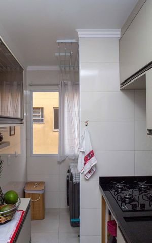Apartamento à venda com 49m², 2 quartos e 1 vagaCozinha