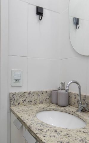 Apartamento à venda com 46m², 2 quartos e sem vaga Apartamento à venda com 46m², 2 quartos e sem vagaBanheiro