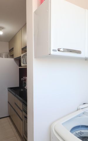 Apartamento à venda com 52m², 2 quartos e 1 vagaCozinha e Área de Serviço