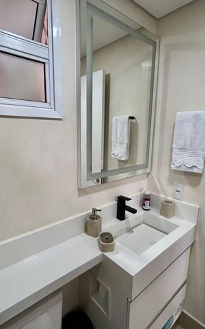 Apartamento à venda com 75m², 2 quartos e 1 vaga Apartamento à venda com 75m², 2 quartos e 1 vagaBanheiro 1