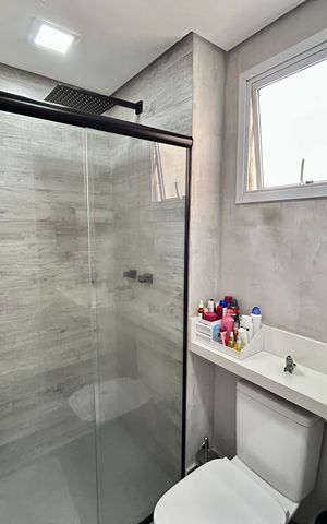 Apartamento à venda com 75m², 2 quartos e 1 vaga Apartamento à venda com 75m², 2 quartos e 1 vagaBanheiro da Suíte