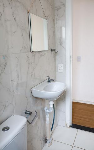 Apartamento à venda com 42m², 2 quartos e sem vaga Apartamento à venda com 42m², 2 quartos e sem vagaBanheiro
