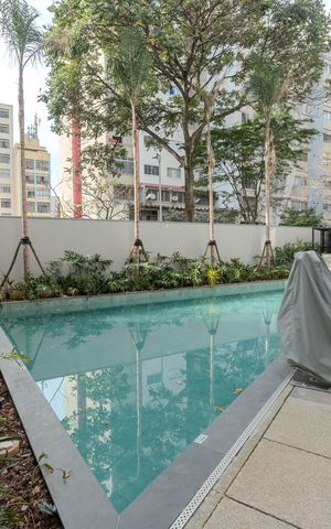 Apartamento para alugar com 35m², 2 quartos e sem vaga Apartamento para alugar com 35m², 2 quartos e sem vagaÁrea comum - Piscina