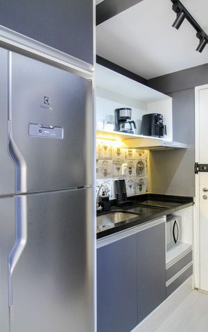 Studio à venda com 28m², 1 quarto e sem vaga Studio à venda com 28m², 1 quarto e sem vagaBanheiro