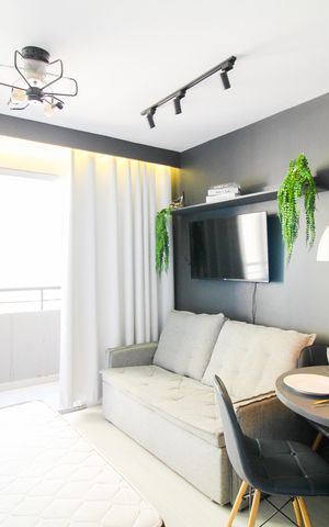 Studio à venda com 28m², 1 quarto e sem vaga Studio à venda com 28m², 1 quarto e sem vagaSala/Quarto