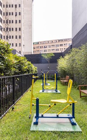 Studio à venda com 24m², 1 quarto e sem vagaEspaço Fitness
