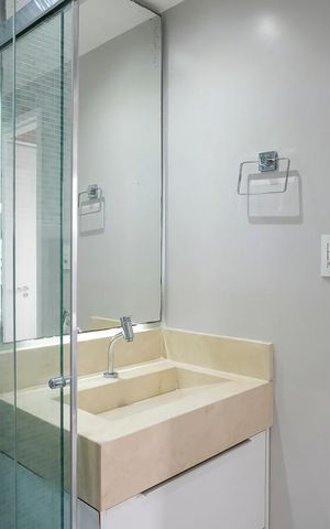 Apartamento para alugar com 59m², 2 quartos e 1 vagaBanheiro da suíte