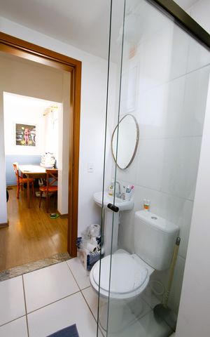 Apartamento para alugar com 48m², 2 quartos e sem vagaBanheiro 