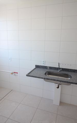 Apartamento à venda com 48m², 2 quartos e 1 vagaCozinha e Área de Serviço