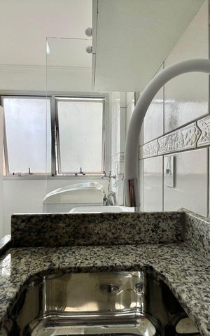 Apartamento à venda com 38m², 1 quarto e 1 vaga Apartamento à venda com 38m², 1 quarto e 1 vagaCozinha e Área de Serviço