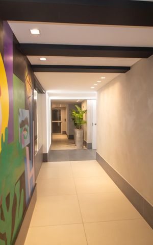 Apartamento para alugar com 34m², 1 quarto e 1 vaga Apartamento para alugar com 34m², 1 quarto e 1 vagaHall