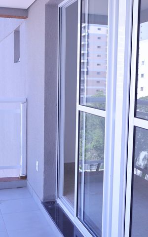 Studio à venda com 34m², 1 quarto e 1 vagaVaranda