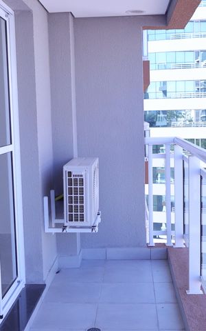 Studio à venda com 34m², 1 quarto e 1 vagaVaranda
