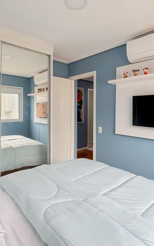 Apartamento à venda com 50m², 2 quartos e 1 vaga Apartamento à venda com 50m², 2 quartos e 1 vagaQuarto 2