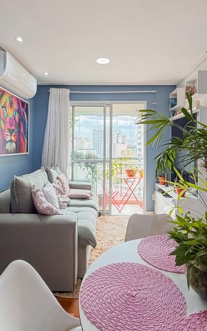 Apartamento à venda com 50m², 2 quartos e 1 vaga Apartamento à venda com 50m², 2 quartos e 1 vagaSala