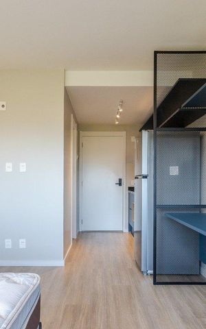 Studio para alugar com 24m², 1 quarto e 1 vaga Studio para alugar com 24m², 1 quarto e 1 vagaStudio