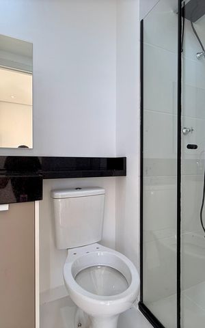 Apartamento à venda com 36m², 2 quartos e sem vaga Apartamento à venda com 36m², 2 quartos e sem vagaBanheiro Social