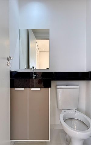 Apartamento à venda com 36m², 2 quartos e sem vaga Apartamento à venda com 36m², 2 quartos e sem vagaBanheiro Social
