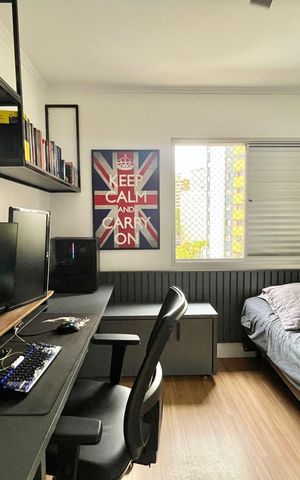 Apartamento à venda com 89m², 3 quartos e 1 vagaQuarto 1
