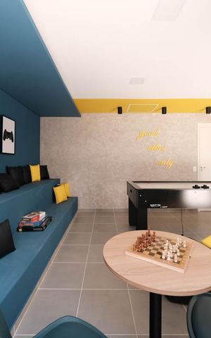 Apartamento à venda com 42m², 2 quartos e 1 vagaSala de Jogos