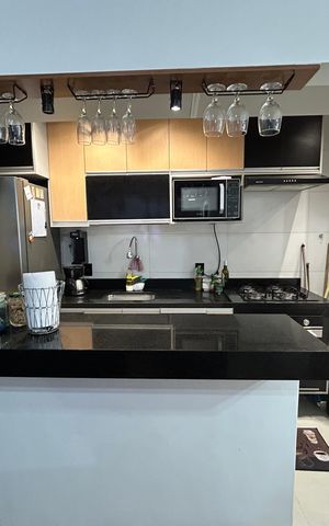 Apartamento à venda com 52m², 2 quartos e 2 vagasCozinha