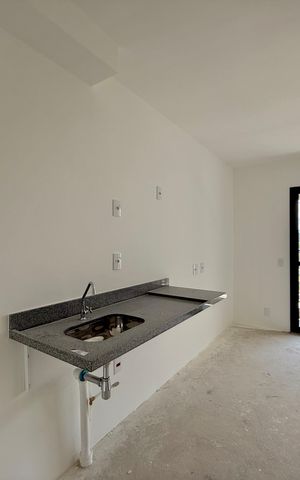Studio para alugar com 24m², 0 quarto e sem vagaCozinha 