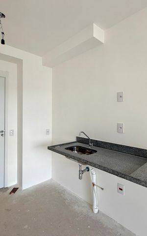 Studio para alugar com 24m², 0 quarto e sem vagaCozinha 