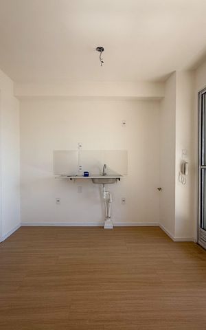 Apartamento à venda com 35m², 2 quartos e sem vaga Apartamento à venda com 35m², 2 quartos e sem vagaSala e cozinha