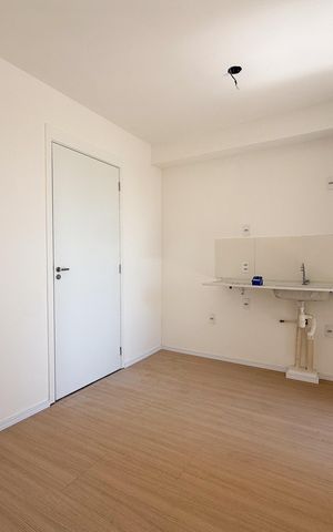 Apartamento à venda com 29m², 2 quartos e sem vaga Apartamento à venda com 29m², 2 quartos e sem vagaSala e cozinha