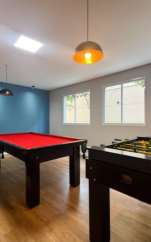 Apartamento à venda com 29m², 2 quartos e sem vaga Apartamento à venda com 29m², 2 quartos e sem vagaSala de Jogos