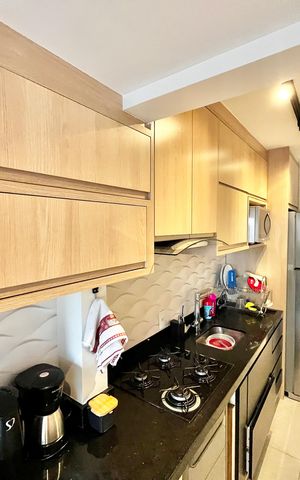 Apartamento à venda com 64m², 2 quartos e 2 vagas Apartamento à venda com 64m², 2 quartos e 2 vagasCozinha