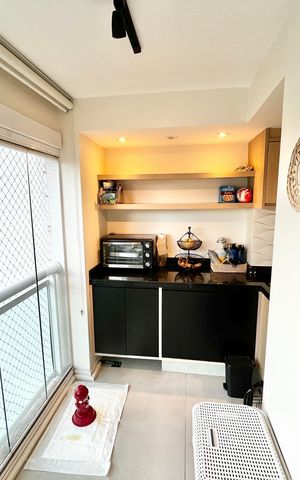 Apartamento à venda com 64m², 2 quartos e 2 vagas Apartamento à venda com 64m², 2 quartos e 2 vagasVaranda da Sala