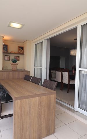 Apartamento para alugar com 123m², 3 quartos e 2 vagasVaranda gourmet