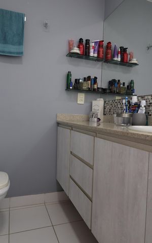 Apartamento para alugar com 123m², 3 quartos e 2 vagasBanheiro Quarto 1 suíte