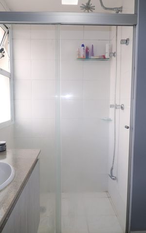 Apartamento para alugar com 123m², 3 quartos e 2 vagasBanheiro Quarto 1 suíte