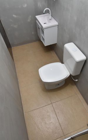 Apartamento à venda com 70m², 3 quartos e sem vagaBanheiro 