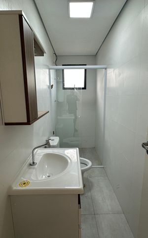 Apartamento para alugar com 59m², 2 quartos e 2 vagas Apartamento para alugar com 59m², 2 quartos e 2 vagasBanheiro social
