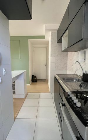 Apartamento à venda com 41m², 2 quartos e sem vagaCozinha e Área de Serviço