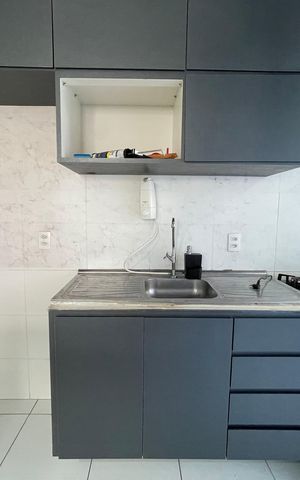 Apartamento à venda com 41m², 2 quartos e sem vagaCozinha e Área de Serviço