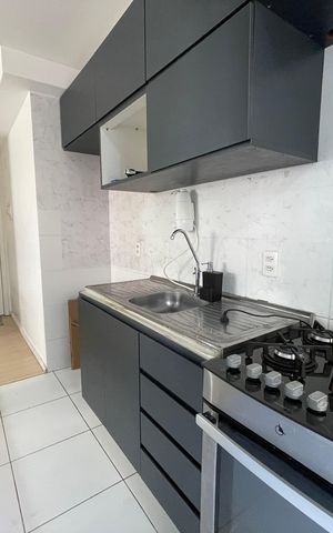 Apartamento à venda com 41m², 2 quartos e sem vagaCozinha e Área de Serviço
