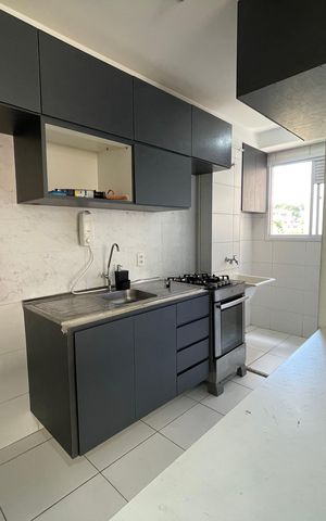 Apartamento à venda com 41m², 2 quartos e sem vagaCozinha e Área de Serviço